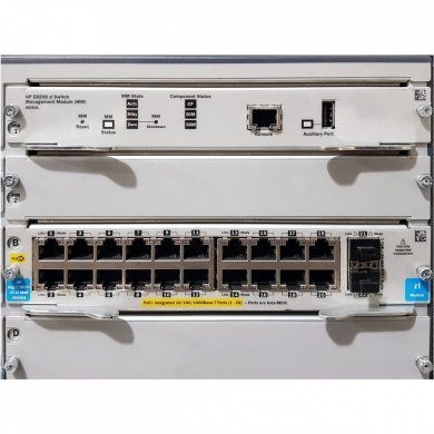 J9091A HP Procurve Switch 8212zl 68x portas Giga PoE+