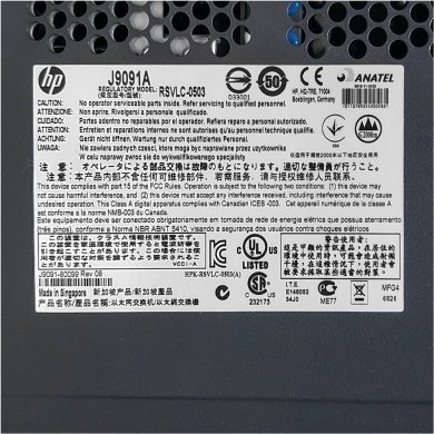 J9091A HP Procurve Switch 8212zl 68x portas Giga PoE+