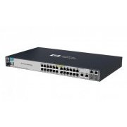 Switch HP 2520 24x Gigabit RJ45 com PoE Conectividade por Fibra ou Cobre, Managed RackMount