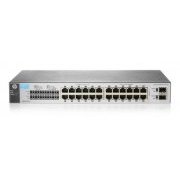 Switch HP 1810-24 v2 22 portas 10/100 com detecção au