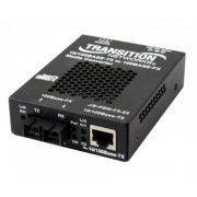 Conversor de Mídia Transition Networks 10/100BT to 100BF Converter RJ45 to 1300NM MM ST 2KM