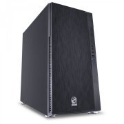 PCYes Gabinete Jaguar V2 Mid Tower Preto com 2 Fans e filtros anti-poeira