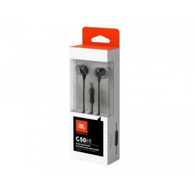 JBL fone de ouvido C50HI in-ear preto