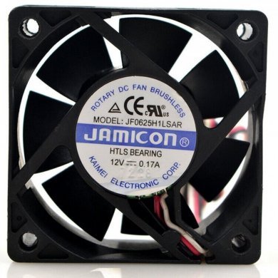 Jamicon Cooler 60x60x25 12vdc 0.17A 3700rpm