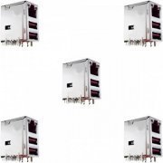 Conector USB e RJ45 integrado placa mãe (Kit 5x) Kit com 5 unidades