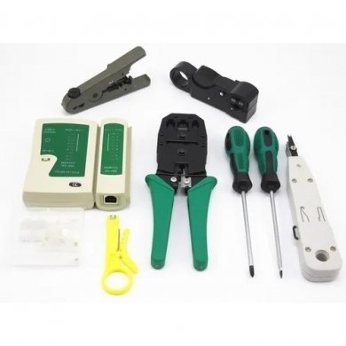 JL-TK01 Kit Ferramentas de Rede 10 em 1 com estojo