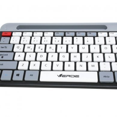 JP-09 Verde Teclado Ultrafino USB com apoio para celular