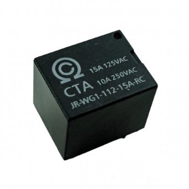CTA Rele 12v 15A 5 terminais 18x15x15mm Kit 3 und