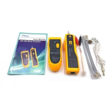 JW-360 Kit Localizador e Testador de Cabos de Telecom RJ45