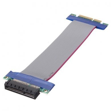 JX-PCI-E-4X Riser Card PCI-E x4 to x4 Extender 20cm
