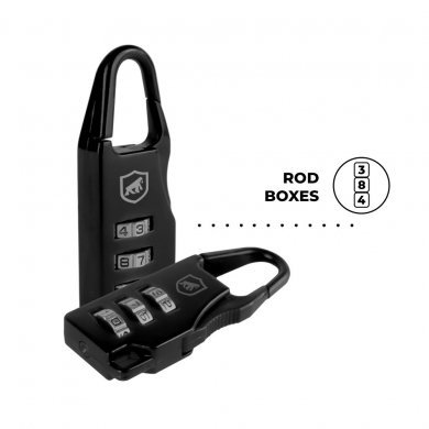 JXYFVS8PL Gorila Shield cadeado armor com segredo preto