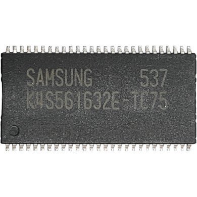 K4S561632E-TC75 5x Ci de memória DRAM SDRAM 256Mbit 16Mx16 Samsung