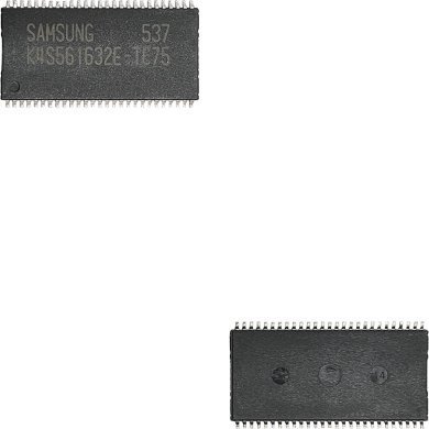 K4S561632E-TC75 5x Ci de memória DRAM SDRAM 256Mbit 16Mx16 Samsung