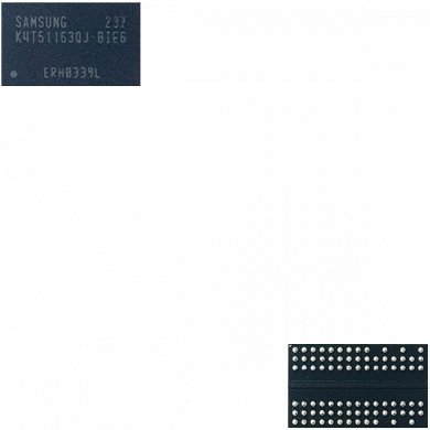 CI memória Samsung DDR2 SDRAM 512Mb 400MHz FBGA-84