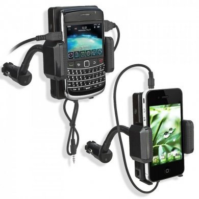 K818 All in One Transmissor de FM e Suporte