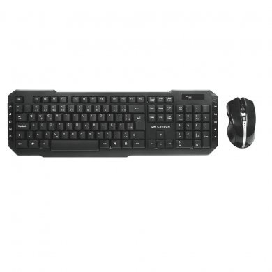 K-W10BK C3 Tech Kit Teclado e Mouse Wireless K-W10