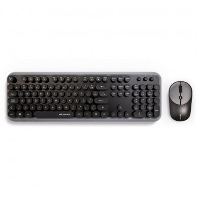K-W200BGY C3 Tech Kit Teclado e Mouse Wireless K-W200