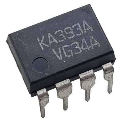 KA393A Ci comparador de tensão duplo DIP8 (Kit com 4X)