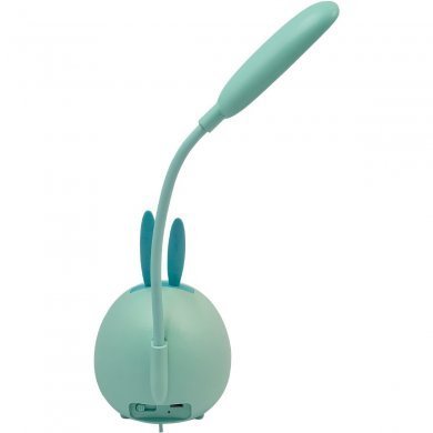 KA-1411-YW2021A-AZ Kapbom luminária de mesa LED coelhinho azul  recarregável