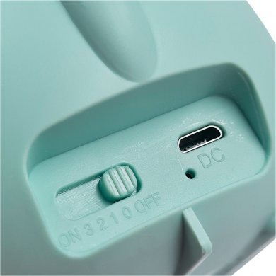KA-1411-YW2021A-AZ Kapbom luminária de mesa LED coelhinho azul  recarregável