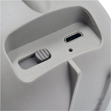 KA-1411-YW2021A-PT Kapbom luminária mesa LED coelhinho preto  recarregável