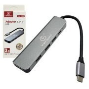 Kapbom Hub USB-C 5x1 4x USB 3.0 1x USB-C 5V 2A 