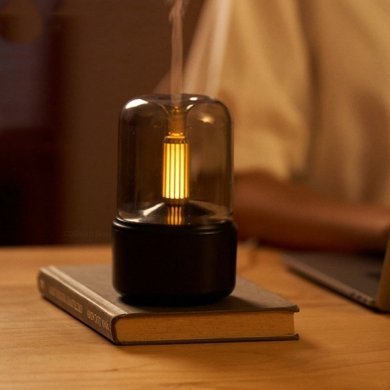 KA-1620 Difusor aromatizador luz de vela USB 120ml - Branco