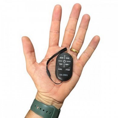 Kapbom mini controle universal ar condicionado preto