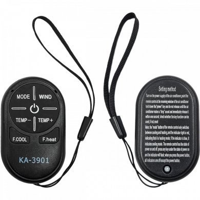 Kapbom mini controle universal ar condicionado preto