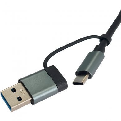KA-6700 Kapbom Hub USB-C 8x2 para 3x USB 2.0/USB 3.0/USB-C/TF/SD/P2