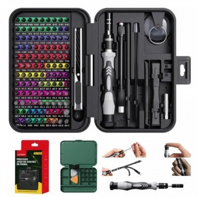 KA-7066 Kit manutenção jogo de chaves de precisão 132 em 1