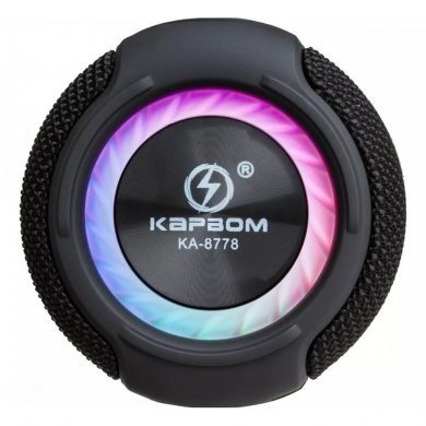 KA-8778 Kapbom Caixa de Som Portátil Bluetooth RGB 6W RMS