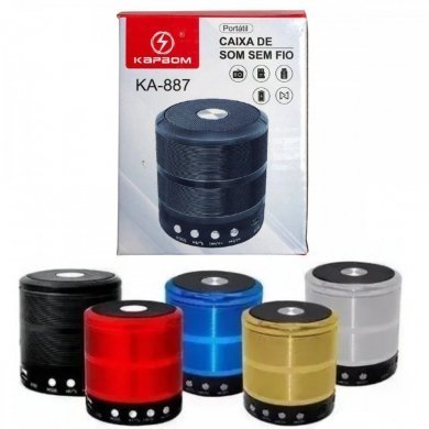 Kapbom caixa de som bluetooth portátil recarregável 3W