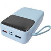 Kapbom power bank 20.000mAh 22.5W Quick Charge com cabo lightining, USB-C, USB-A e Micro-USB