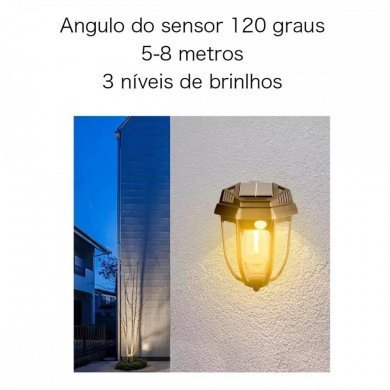 KA-L6990 Kapbom luminária Solar 10W com Sensor de movimento