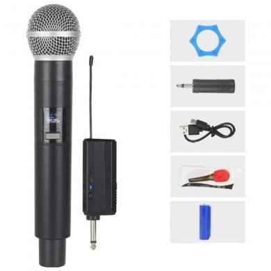 KA-M91 Kapbom microfone profissional universal sem fio recarregável