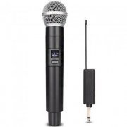 Kapbom microfone profissional universal sem fio recarregáve Receptor P10, adaptador P2