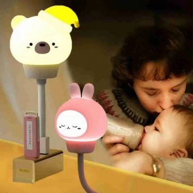 KA-T1410 Kapbom luminária infantil bichinhos USB RGB com controle