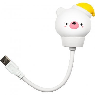 KA-T1410 Kapbom luminária infantil coelhinho USB RGB com controle
