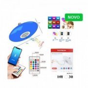 Kapbom Lampada de teto 30W RGB falante bluetooth com 