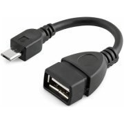 Kapboom adaptador OTG Micro USB para USB femea preto Compatível com Android