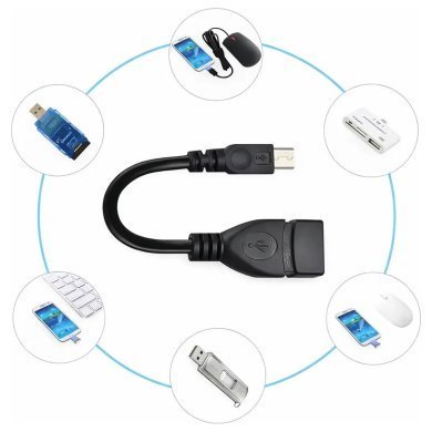 KAP-OTG-V8 Kapboom adaptador OTG Micro USB para USB femea preto