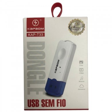 KAP-T33 Kapbom receptor bluetooth compatível com som automotívo USB