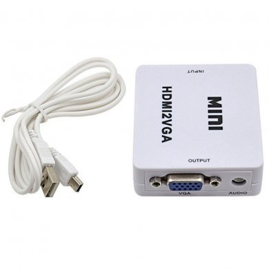 Adaptador Conversor HDMI para VGA femea