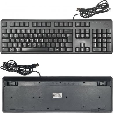 KB212-B Teclado DELL KB212-B 0DJ479 com fio USB preto