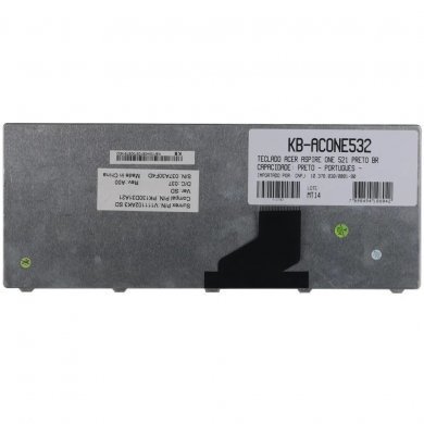 Teclado Notebook Acer  Aspire one 521 Preto