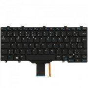 Teclado notebook Dell E7270 com backlight PT-BR ABNT2