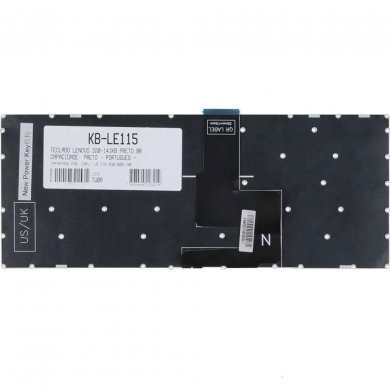 KB-LE115 Lenovo teclado notebook Ideapad 320-14IKB cinza