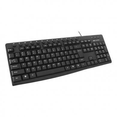 KB-M30BK C3 Tech Teclado Multimídia KB-M30BK USB Preto
