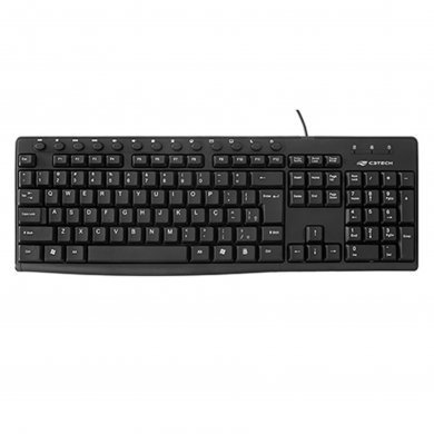 C3 Tech Teclado KB-M31BK USB ABNT2 Preto
